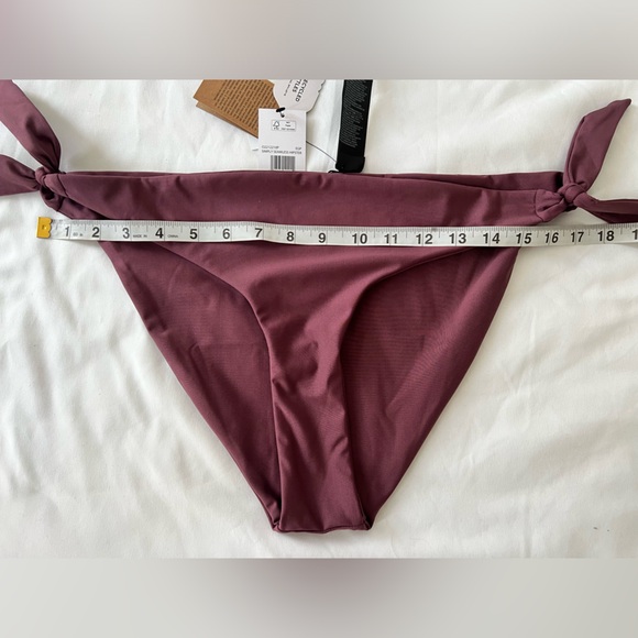 Volcom Simply Seamless Hipster Bikini Bottom Size 12 W Eggplant Purple NWT XL - Picture 6 of 8